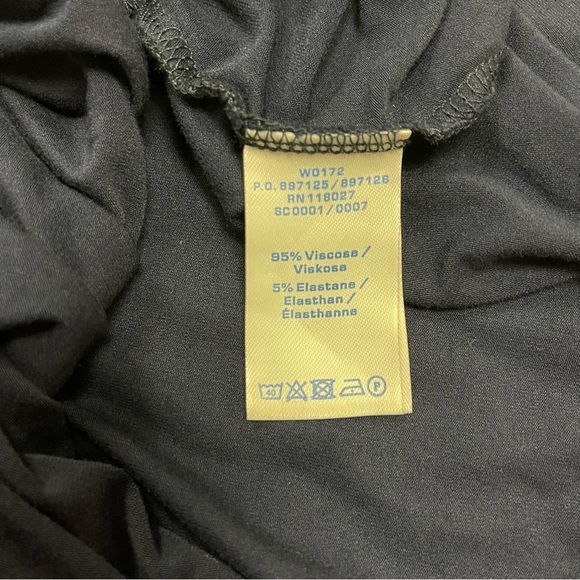 Boden Marion Jersey Tunic Dress Women's Size 4 US Navy Fit & Flare 3/4 Sleeves - Picture 8 of 9